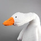 Игрушка гусь большой белый миниатюра 2