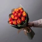 Букет из оранжевых роз   оранжевый миниатюра 1