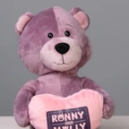 Игрушка мишка Бамби розовый миниатюра 4