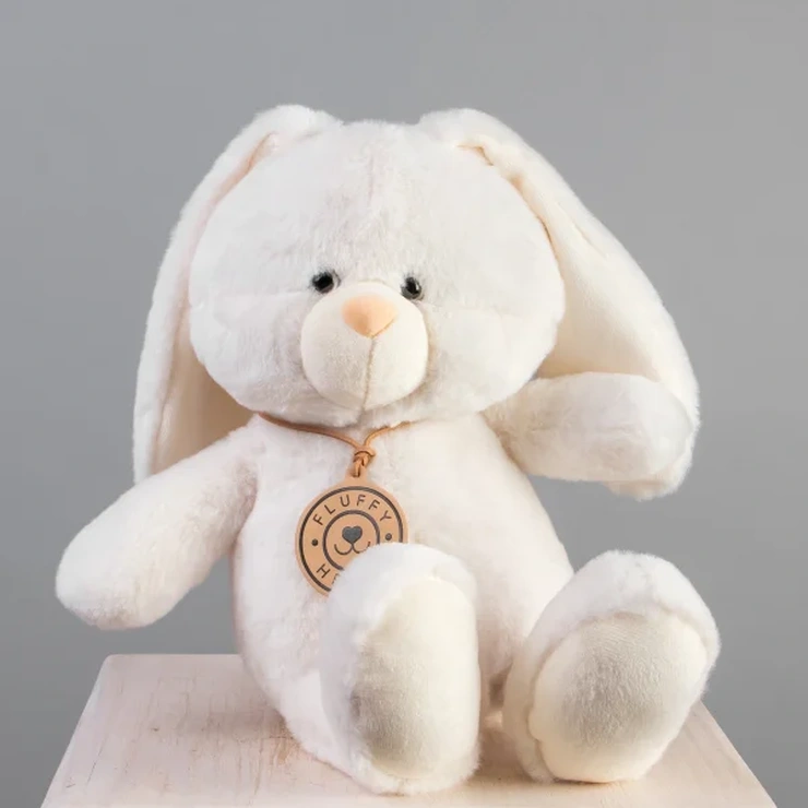 Игрушка Зайка бежевый фото 1