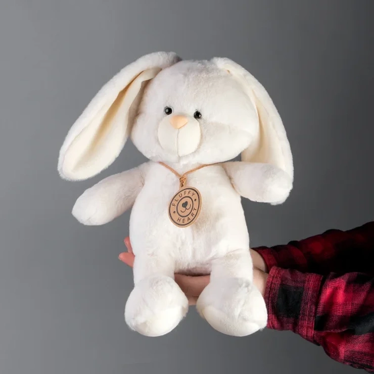 Игрушка Зайка бежевый фото 2