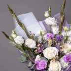 Букет Сиреневые грёзы L белый миниатюра 2