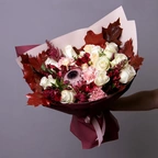 Букет - Осенний блюз белый миниатюра 1