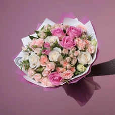 Букет  - Пудра L белый