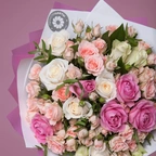 Букет  - Пудра L белый миниатюра 2